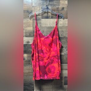 NEW Torrid Women’s Shady Rose Floral Sophie Chiffon Swing Cami Size 6X
